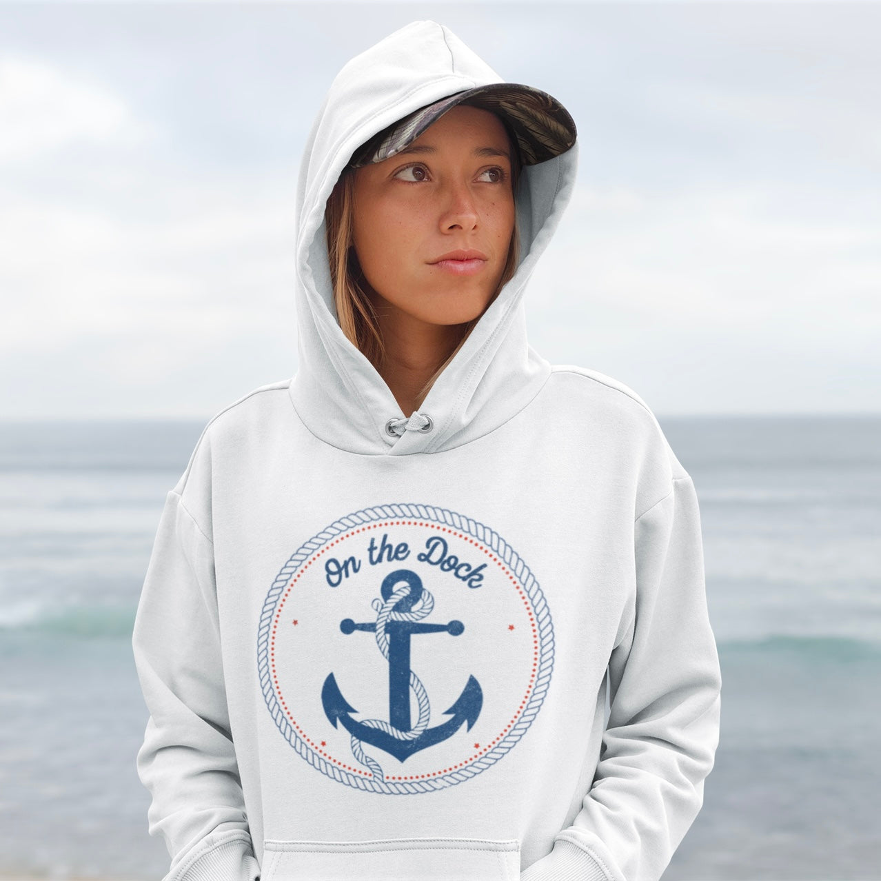 On The Dock Hoodie (Logo on Front)